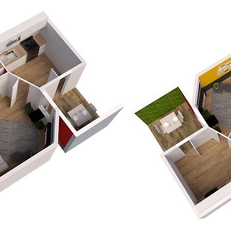 Mm Suites Reims Centre Terasse Buitenkant foto